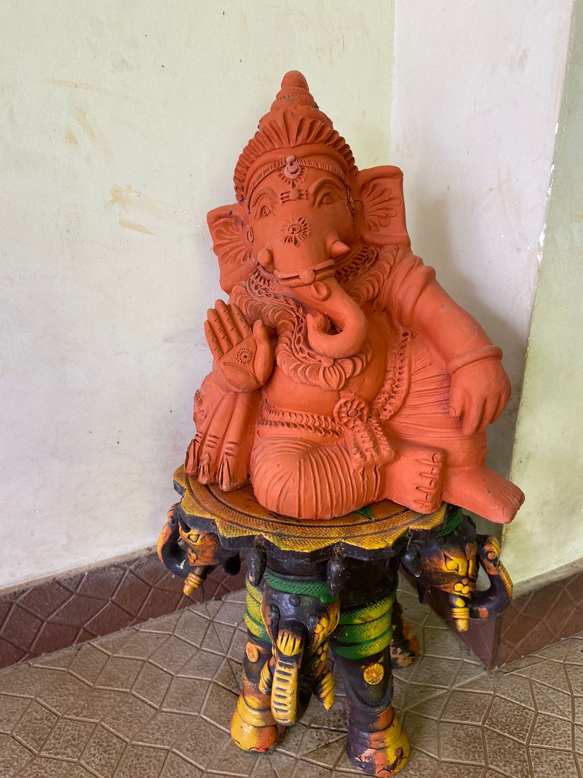Ganesha - Handmade Tarracotta God Idol